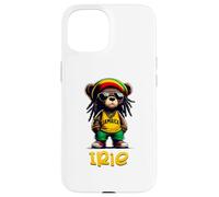 Carcasa para iPhone 15 IRIE Osito de Peluche Jamaica Rasta raíces Reggae