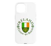 Carcasa para iPhone 15 Irlanda Éirinn go Brách (Irlanda para Siempre) Escudo de Arpa Celta