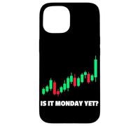 Carcasa para iPhone 15 Is it Monday Yet? Intercambio de acciones comerciante Mercado de valores