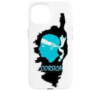 Carcasa para iPhone 15 Isla Córcega Mapa Francia Córcega