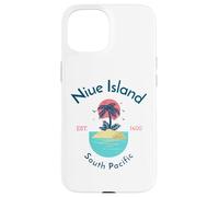 Carcasa para iPhone 15 Isla Niue en el Pacífico Sur