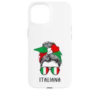 Carcasa para iPhone 15 Italian Italiana Girl Italian Heritage Italy Flag