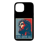 Carcasa para iPhone 15 Jesucristo Rey sobre Toda Fe Cristiana