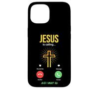 Carcasa para iPhone 15 Jesús está Llamando a la Iglesia Cristiana Christus Faith Teléfono