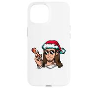 Carcasa para iPhone 15 Jesús Feliz 73rd B-Day Te Veo Pronto Divertido Partido sarcástico