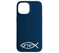 Carcasa para iPhone 15 Jesús Yeshua en el Idioma arameo de Peces Que habló