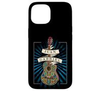Carcasa para iPhone 15 Juan Gabriel Guitarra con Azul Sunburst
