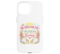 Carcasa para iPhone 15 Jugador de Voleibol Pascua Jesús Resucitado Resurrección Chica Mujeres