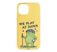 Carcasa para iPhone 15 Jugamos En Dibujos Animados De Golfista Rana A