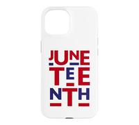 Carcasa para iPhone 15 Juneteenth Is My Independence Day 1865 4 de Julio 4 Bandera de Estados Unidos