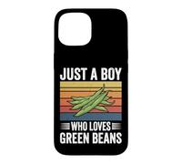Carcasa para iPhone 15 Just A Boy Who Loves Green Beans