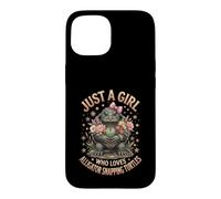 Carcasa para iPhone 15 Just A Girl Who Loves Alligator Snapping Turtles