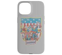 Carcasa para iPhone 15 Justice League American Shield