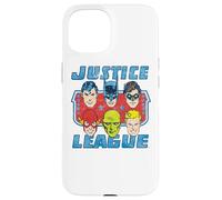 Carcasa para iPhone 15 Justice League Faces of Justice