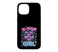 Carcasa para iPhone 15 K-Pop 6º Cumpleaños Niñas 6 Años Niña