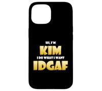 Carcasa para iPhone 15 Kim Joke Idgaf Meme Funny Halloween Costume For Kimberly