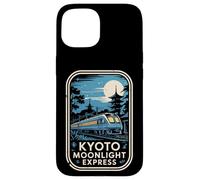 Carcasa para iPhone 15 Kioto Japón Ferrocarril Tren Japón Recuerdo Viaje Vintage Japón