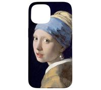 Carcasa para iPhone 15 La Chica con la Perla Pendiente Arte Pintura Obra Maestra