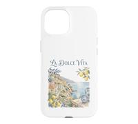 Carcasa para iPhone 15 La Dolce Vita Riviera Italiana Costa Amalfitana Acuarela