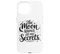 Carcasa para iPhone 15 La Luna Sabe Todos mis Secretos Vibes celestiales
