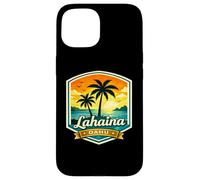 Carcasa para iPhone 15 Lahaina Oahu North Shore Hawaii Puesta de Sol Palm Beach