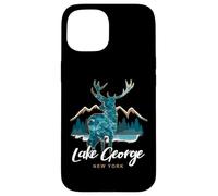 Carcasa para iPhone 15 Lake George New York USA Elk Mountains - Recuerdo novedoso