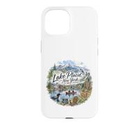 Carcasa para iPhone 15 Lake Placid, NY Nueva York EE.UU., Montañas Adirondack, Trineo