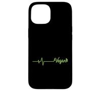 Carcasa para iPhone 15 Latido del corazón Vegano