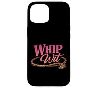 Carcasa para iPhone 15 Látigo Ingenio Gracioso Kinky Humor BDSM