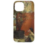 Carcasa para iPhone 15 Lawrence Alma-Tadema Una adelfa - Primavera