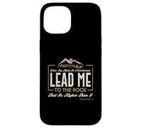 Carcasa para iPhone 15 Lead me to The Rock That is Higher Than I Salmo 61:2 Diseño