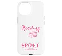 Carcasa para iPhone 15 Leer es mi Lector de Gusanos de Biblioteca para Amantes de los Libros Deportivos