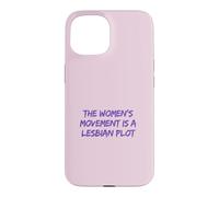 Carcasa para iPhone 15 Lesbian Plot Vintage 70s Feminist tee Lavender Menace Histor
