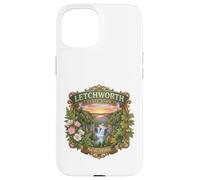 Carcasa para iPhone 15 Letchworth State Park Nueva York Cascadas Novedad Recuerdo
