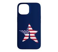Carcasa para iPhone 15 Libertad Bandera Americana Estados Unidos América Patriota Estrella