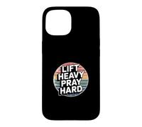 Carcasa para iPhone 15 Lift Heavy Pray Hard