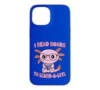 Carcasa para iPhone 15 Lindo Libro de Lectura de Criatura Marina Learn-A-Lotl Pun Reader