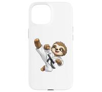 Carcasa para iPhone 15 Lindo Perezoso Karate Kid Artes Marciales