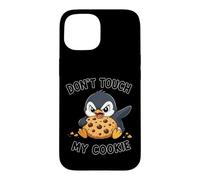 Carcasa para iPhone 15 Lindo pingüino de Dibujos Animados no Toque mi Galleta
