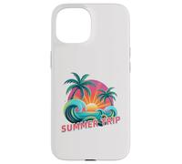 Carcasa para iPhone 15 Lindo Viaje DE Verano Todas Las Chicas Vacaciones Qué Pasa Playas Familia