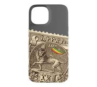 Carcasa para iPhone 15 Lion of Judah Vintage Ethiopia Art Selassie Rasta Reggae