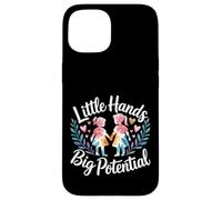 Carcasa para iPhone 15 Little Hands Big Potential Leader Kids Pride -