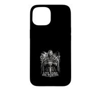 Carcasa para iPhone 15 Live Hard Die Worthy Viking Sword Diseño nórdico