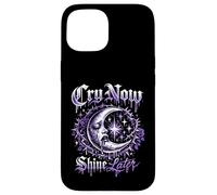 Carcasa para iPhone 15 Llora Ahora Brilla más Tarde Diseño gótico EMO