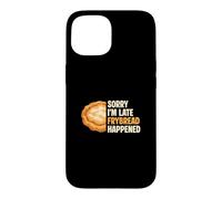 Carcasa para iPhone 15 Lo Siento, llego Tarde a la Frybread pasó para los Amantes del Pan Frito Indio