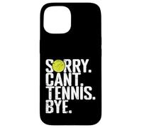 Carcasa para iPhone 15 Lo Siento, no Puedo Tenis Adiós Tenis Humor