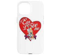 Carcasa para iPhone 15 Looney Tunes Bugs and Lola Ear Love Valentine's Day