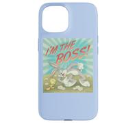 Carcasa para iPhone 15 Looney Tunes Bugs Bunny I'm The Boss