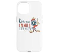 Carcasa para iPhone 15 Looney Tunes Marvin The Martian Not a Nice Guy