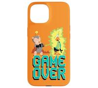 Carcasa para iPhone 15 Looney Tunes Porky and Daffy Game Over